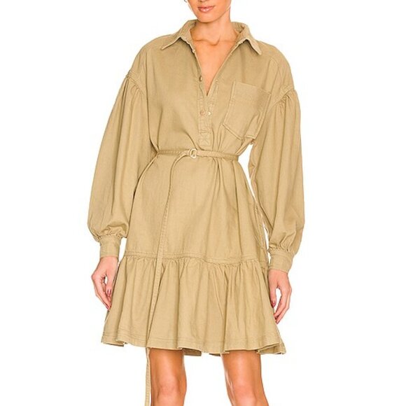 Essentiel Antwerp - Buplift Denim Dress medium M Crocodile Dundee - Picture 1 of 3